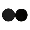 2 pcs disques glissants d'exercice 17,5 cm Tapis glissants unis pour le yoga et l'entraînement abdominal Fitness à domicile Accessoire 1