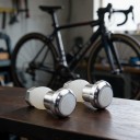 2 pcs LED Lights for Handlebar Ends Warning Flashers for Bicycle 2 Modes 45 x 25 mm Aluminium and Rubber For Handlebars 16 to 23 mm 6