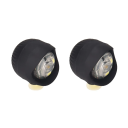 2 pcs luzes LED para sapatos iluminação de segurança para corrida noturna passeios com cães caminhadas 3 modos de piscar decoração 1