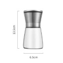 2 pcs Manual Salt and Pepper Mill 13.5 x 6.5 cm Stainless Steel Kitchen Mills for Manual Grinding of Spices for Table and Cooking 3