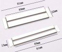2 pcs Placas de Proteção Metálicas para Trastes de Guitarra Ferramenta para Manutenção do Espelho Polimento e Lixamento de Trastes Acessórios 3