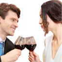 2 pcs Plastic Wine Glass 223 x 63 mm 450 ml Elegant Transparent Glass on a Base Durable Reusable Wine Glass 2