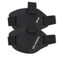 2 pcs prot deslizante de borracha para botas de motociclismo 8,5 x 11,5 cm proteção de mudança com faixa elástica de 30 cm acessório universal 1