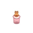 2 pcs Wall Mounted Toothbrush Holder 10 x 16 cm Bear Design Plastic Bathroom Organiser Toothbrush Holder for Bathroom 1