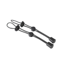 2 pezzi corda di fissaggio per zaino 19 cm con fibbia in plastica Gomma aggiuntiva leggera per zaini e borse Attrezzatura turistica e outdoor 1