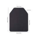 2 pièces de gilet airsoft avec plaques balistiques EVA Panneaux de protection en mousse Inserts pour gilet Paintball Jeux de guerre Accessoires 2