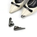 2 pièces embouts métalliques pour escarpins pointe aigüe protections embouts de chaussures accessoire métallique pour protection 3
