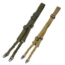 2 Point Rifle Sling 135 x 3.8 cm Adjustable Tactical Sling with Metal Buckle Neutral Colours Durable Material Military Use Hunting 9