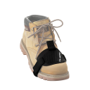 2 protectores de goma antideslizantes para botas de moto de 8,5 x 11,5 cm. Protector de palanca de cambios con correa elástica de 30 cm. Accesorio universal. 3