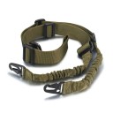 2-Punkt Gewehrriemen 135 x 3,8 cm Verstellbarer taktischer Riemen mit Metallschnalle Neutrale Farben Strapazierfähiges Material Militärischer Einsatz Jagd 3