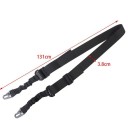 2-Punkt Gewehrriemen 135 x 3,8 cm Verstellbarer taktischer Riemen mit Metallschnalle Neutrale Farben Strapazierfähiges Material Militärischer Einsatz Jagd 10