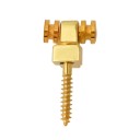 2 pz Alberi a rulli cromati per chitarra elettrica Supporti e guida per corde Roller String Trees Retainer Guide Accessori per chitarra 3