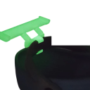 2 pz clip luminosi per decorare le scarpe Fibbia stilosa per calzature Accessori e fermagli luminosi Decorazioni per scarpe per uso diurno e notturno 3