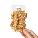 2 pz Fermagli per capelli Fiocco con pois Fermagli per bambini carini Accessori per capelli alla moda Fermagli colorati per ragazze Accessori per capelli trendy 5