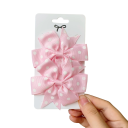 2 pz Fermagli per capelli Fiocco con pois Fermagli per bambini carini Accessori per capelli alla moda Fermagli colorati per ragazze Accessori per capelli trendy 8