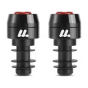 2 pz LED luci per estremità manubrio WEST BIKING Luce di emergenza e freccia per bicicletta 3 modalità 2,5 x 5,3 cm Alluminio Batteria CR2032 1