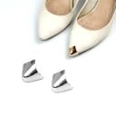 2 pz punte metalliche per décolleté copertura protettiva curva punta scarpe 20×24 mm accessorio metallico per protezione e miglioramento delle calzature 3