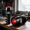 2 stk LED lys til styrets ender WEST BIKING Advarselsblink og blinklys til cykel 3 tilstande 2,5 x 5,3 cm Aluminium Batteri CR2032 6