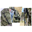 2 Stück Befestigungsbänder für Rucksäcke 19 cm mit Kunststoffschnalle Leichte Zusatzgummis für Rucksäcke und Taschen Touristische und Outdoor-Ausrüstung 4
