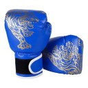 2 Stück Boxhandschuhe Trainingshandschuhe Atmungsaktive PU-Lederhandschuhe MMA Muay Thai Karate Sparring Sanda Kampfsporthandschuhe mit Schaumstofffüllung 3