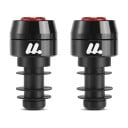 2 Stück LED-Lichter für die Enden des Lenkers WEST BIKING Warnblinker und Blinker für das Fahrrad 3 Modi 2,5 x 5,3 cm Aluminium Batterie CR2032 1