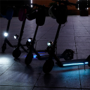 2 stuks 0,5m RGB LED striplicht voor Xiaomi M365 Pro 1S Plakdecoratieve verlichting voor de step met meerkleurig effect 4