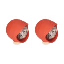 2 stuks LED lampjes voor crocs met 3 knippermodi 12mm knoppen ingebouwde batterij PVC waterdichte accessoires voor tuin schoenen 12