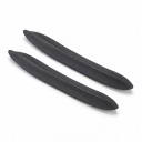 2 stuks Vulmiddel voor de ruimte tussen de zitting en de rugleuning van de autostoel 40 x 7 cm Flexibele EVA-plug in lederen uitstraling Zwart 1