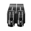2 stuks wandzeep- en douchegeldispenser 420 ml Zelfklevende badkamerwasmiddeldispenser 10x8x28cm Pomp zonder boren 4