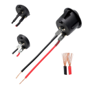 2 stuks Zwarte wipschakelaar 20A 12V DC; 10A/125VAC; 6A/250VAC, installatieopening 20 mm voor elektrische aansluiting 4