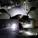 2 szt. 6LED Motocyklowe reflektory 8W 6000K Elektryczne światła pomocnicze z przełącznikiem na kierownicy 65 x 55 x 50 mm Zewnętrzne światła 3