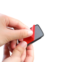 2 szt. magnetyczne przyssawki do pasów bezpieczeństwa w samochodzie regulowane klipsy ok. 1 × 5,5 × 3 cm stabilizator uchwyt pasów samochodowych wnętrze 3
