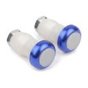 2 uds. de luces LED para los extremos del manillar Intermitente de advertencia para bicicleta 2 modos 45 x 25 mm Aluminio y goma 9