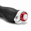 2 uds. de luces LED para los extremos del manillar Intermitente de advertencia para bicicleta 2 modos 45 x 25 mm Aluminio y goma 2