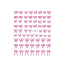 2 unidades de autocolantes para unhas 3D mini laço fita rendada decoração de nail art estilo Y2K uso universal 4