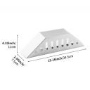 2 unidades de cesta metálica para carbón vegetal 38,5x11x7,5 cm soportes para carbón accesorios para barbacoa piezas de repuesto para la parrilla complementos prácticos para asar 2