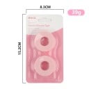 2 unidades de cinta de silicona no tejida para debajo de los ojos 1,25 x 4,5 x 3 cm 3,6 m Almohadilla protectora transpirable para pestañas Piel 3