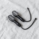 2 unidades de intermitentes LED para patinete eléctrico y bicicleta eléctrica de 36 V a 72 V Intermitentes ovalados con 4 diodos 56 x 32 mm Cubierta 4