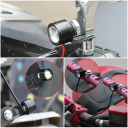 2 unidades de luces LED parpadeantes para motocicletas con interruptor Luz blanca IP67 Luces direccionales impermeables para motocicletas Scooters ATV 2
