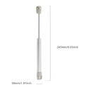 2 unidades de resorte de gas 100N Tatami bisagra soporte de puerta de muebles 245x50 mm Apertura y cierre suave de armarios de cocina pistón 2