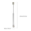 2 unidades de resorte de gas 80N Tatami bisagras soporte de puertas de muebles 245x50 mm Apertura y cierre suave de la tapa del armario de cocina 2