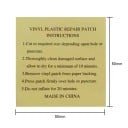 20 buc Seta de reparare a foliei pentru piscină 50 x 50 mm PVC petice Galben + alb Autocolante impermeabile pentru piscine și băi cu hidromasaj 3