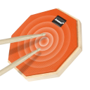 20 cm Practice Pad for Small Drum Double-Sided Silent Pad for Drumming Drummer Training Various Colours Durable 9