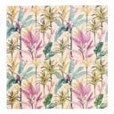 20 kpl Paperiset servietit 33 x 33 cm 2 kerrosta Persikkaväri Trooppisten lehtien kuviointi Koristeelliset pöytäliinat Vesiin perustuva muste 3