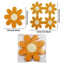 20 ks Papírové ubrousky 16 x 15,5 cm Ubrousky ve tvaru květiny Dekorativní květinové ubrousky na oslavy narozeniny svatby a party 3