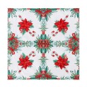 20 ks Papírové ubrousky 33 x 33 cm 2 vrstvy Vánoční motiv candy cane a vánoční hvězda Dekorativní vánoční stolní ubrousky Inkoust na vodní bázi 2
