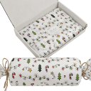 20 listů hedvábného balicího papíru 20 x 35 cm Vánoční lucerniový vzor Bílý papír se zimními motivy stromů hvězd a žárovek na dárky 5