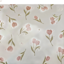 20 listů hedvábného balicího papíru 50 x 35 cm Elegantní tulipánový květinový vzor se zelenými listy Dárkové balení výplň a dekorace krabic 3