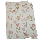 20 listů hedvábného balicího papíru 50 x 35 cm Elegantní tulipánový květinový vzor se zelenými listy Dárkové balení výplň a dekorace krabic 4