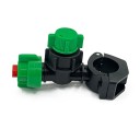 20 mm-es műanyag tömlőszabályozó szelep áramlásbeállítással és zárószorítóval öntözéshez 1